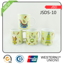 12oz Fine Bone China Mug avec décalcomanie